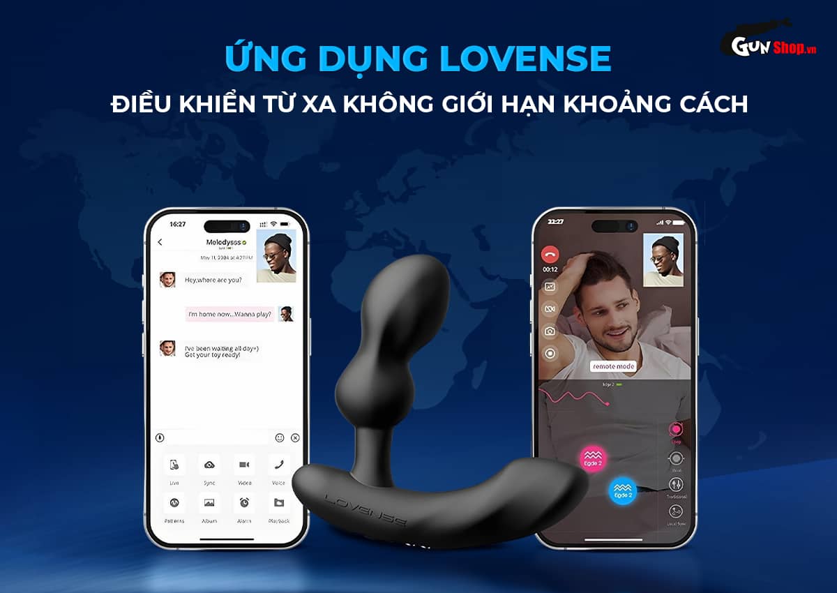  Đại lý Máy massage tuyến tiền liệt Lovense Edge 2 hàng mới về