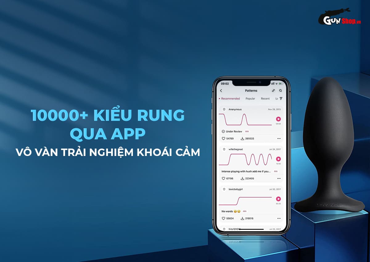  Nhập sỉ Trứng rung hậu môn Lovense Hush 2 giá tốt