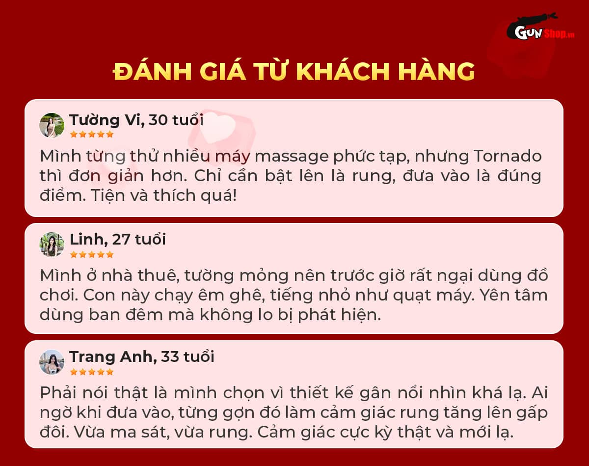  So sánh Máy massage Shelly Play Tornado hàng mới về