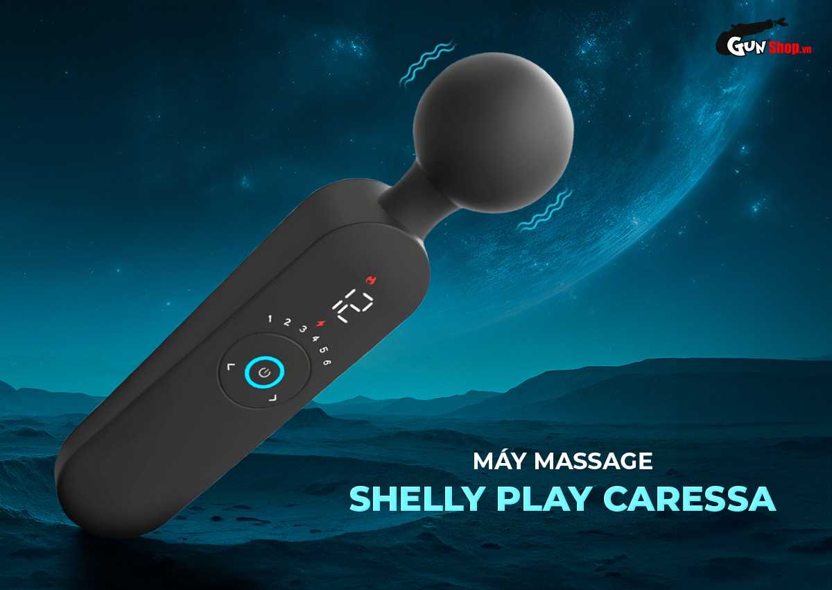 Máy massage Shelly Play Caressa thư giãn giảm mệt mỏi an toàn