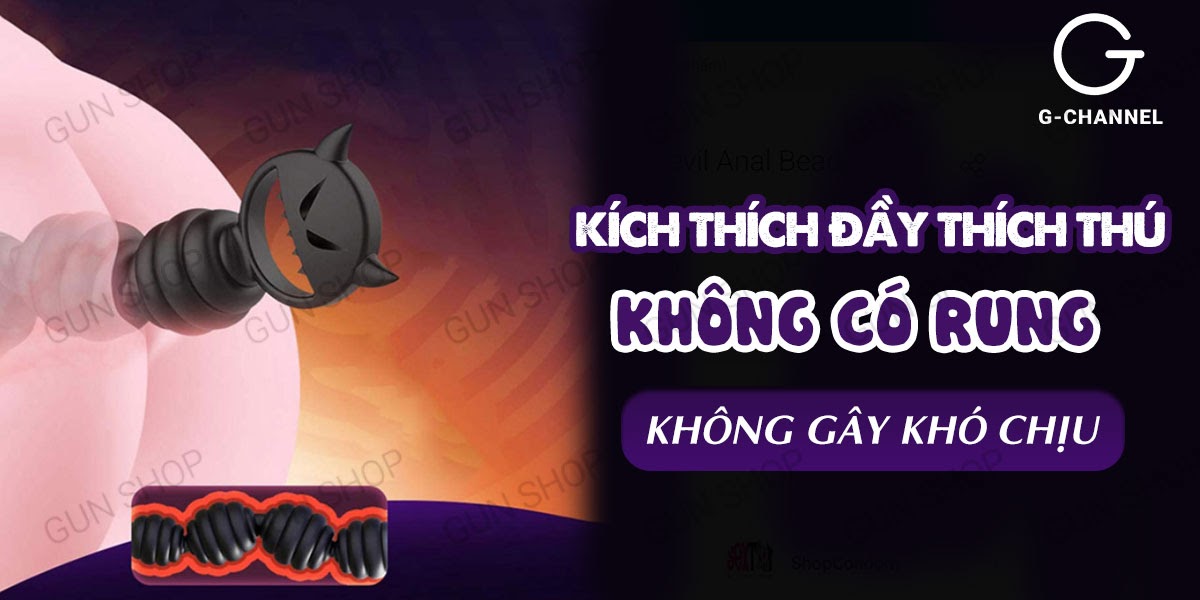 Chuỗi hạt hậu môn Leten Devil 17cm kích thích cực khoái