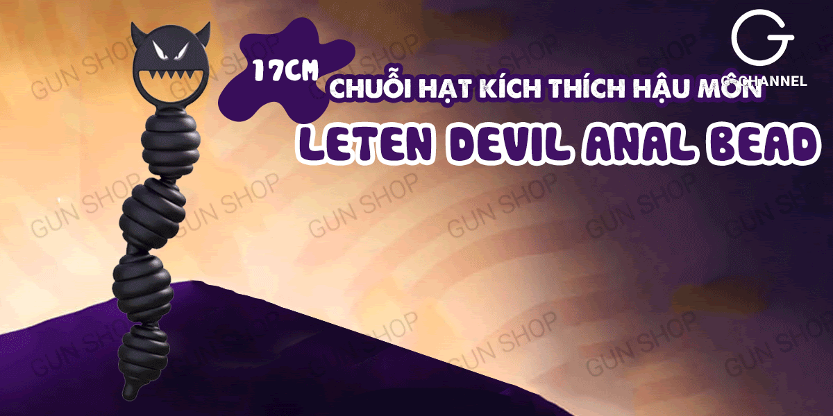 Chuỗi hạt hậu môn Leten Devil 17cm kích thích cực khoái