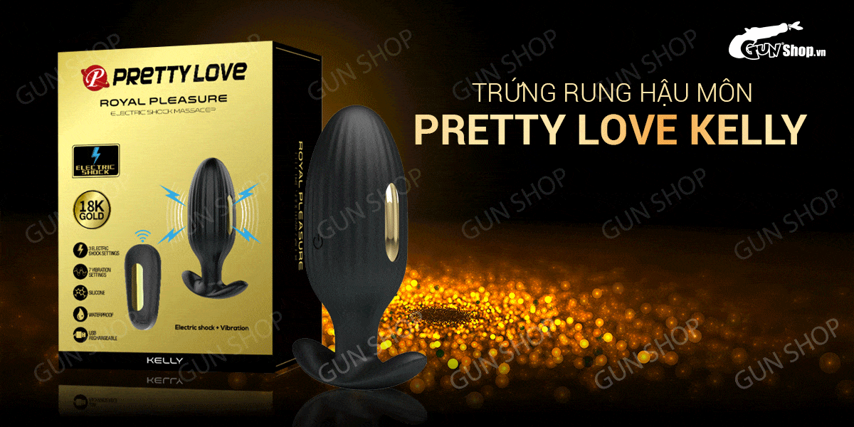 Trứng rung Pretty Love Kelly kích thích mua ngay hấp dẫn