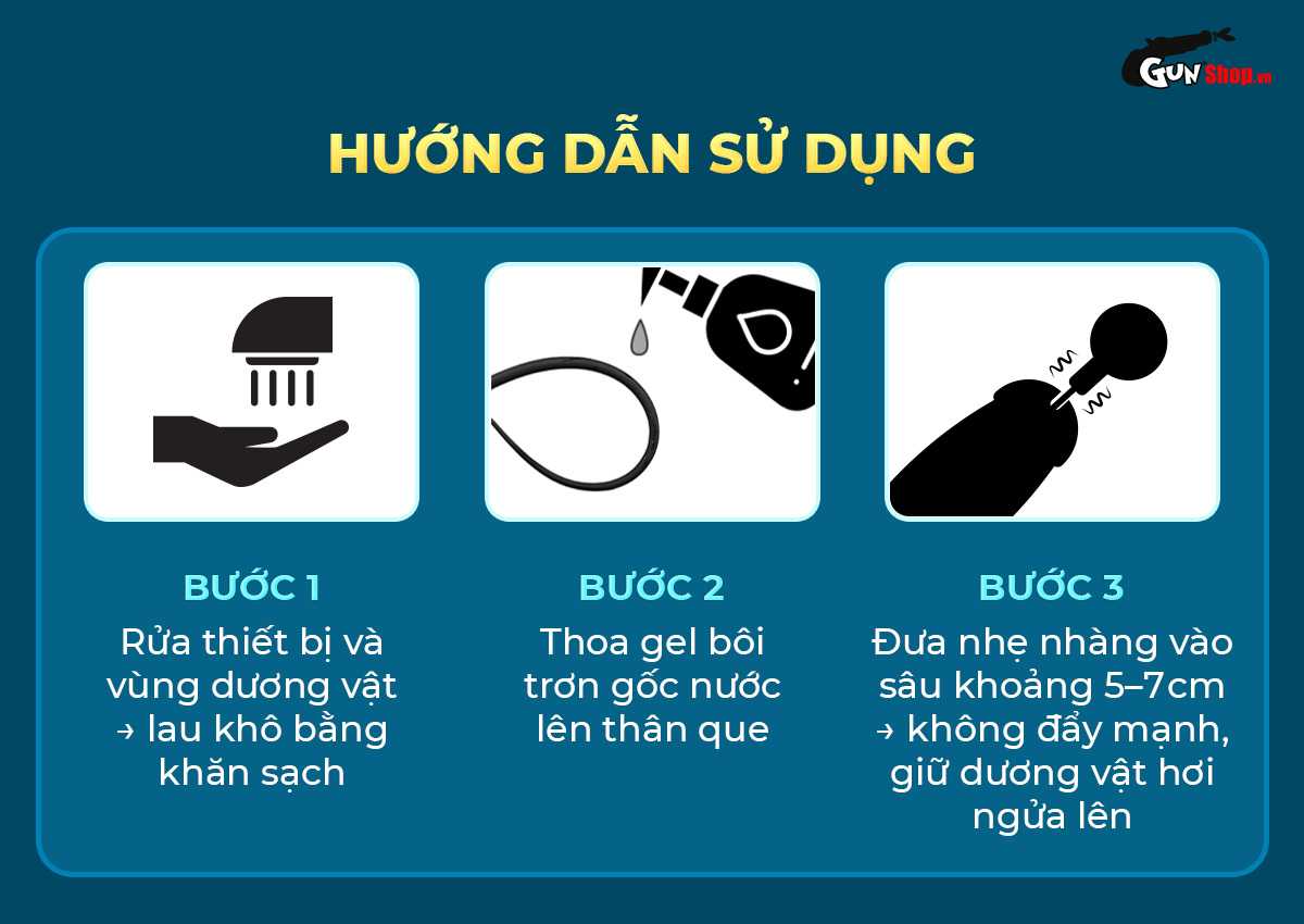 Que rung niệu đạo Shelly Play Sonic mạnh mẽ an toàn sạc US