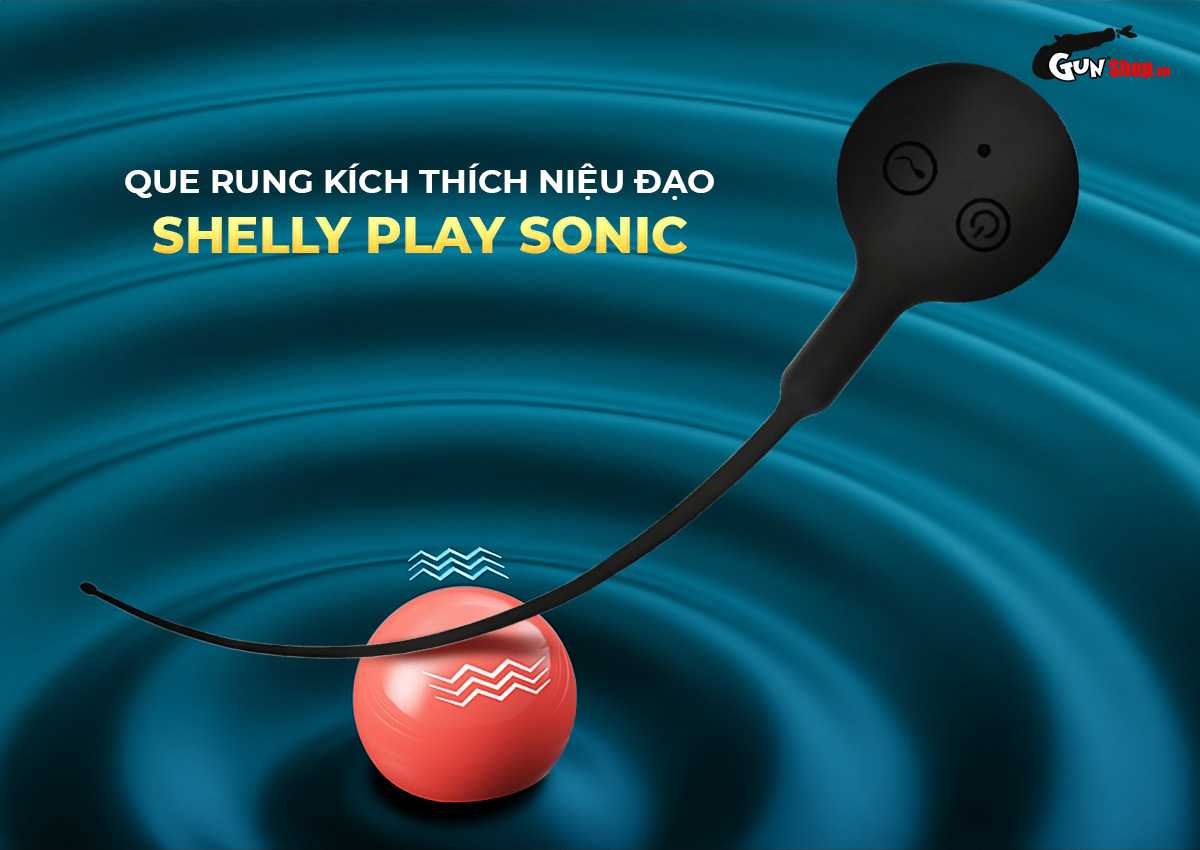 Sỉ Que rung kích thích niệu đạo Shelly Play Sonic hàng mới về