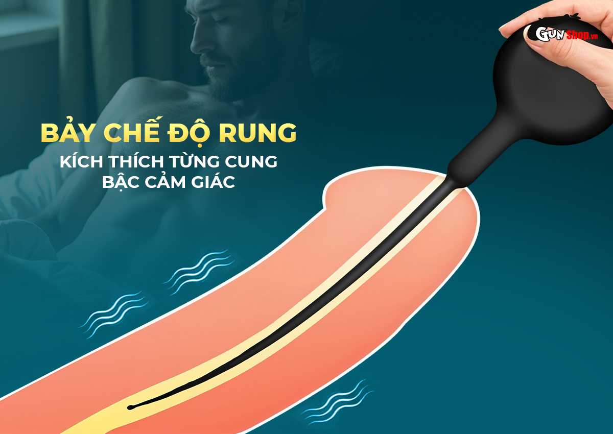  Sỉ Que rung kích thích niệu đạo Shelly Play Sonic hàng mới về