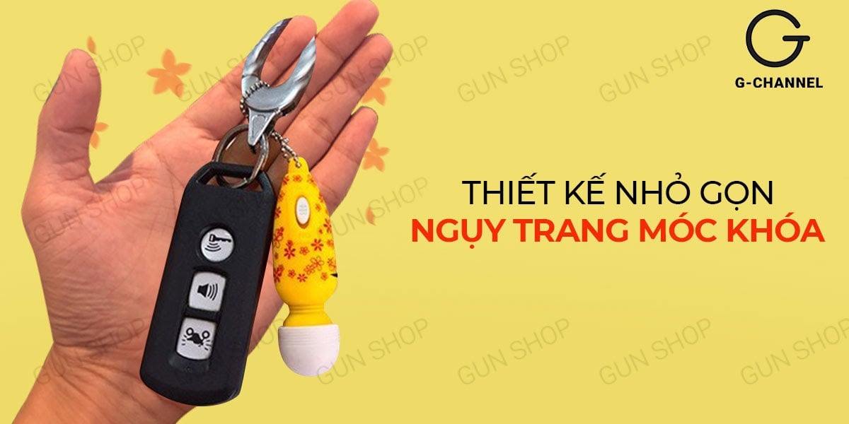 Móc khóa rung massage mini Av Bar kích thích siêu phê mua ngay