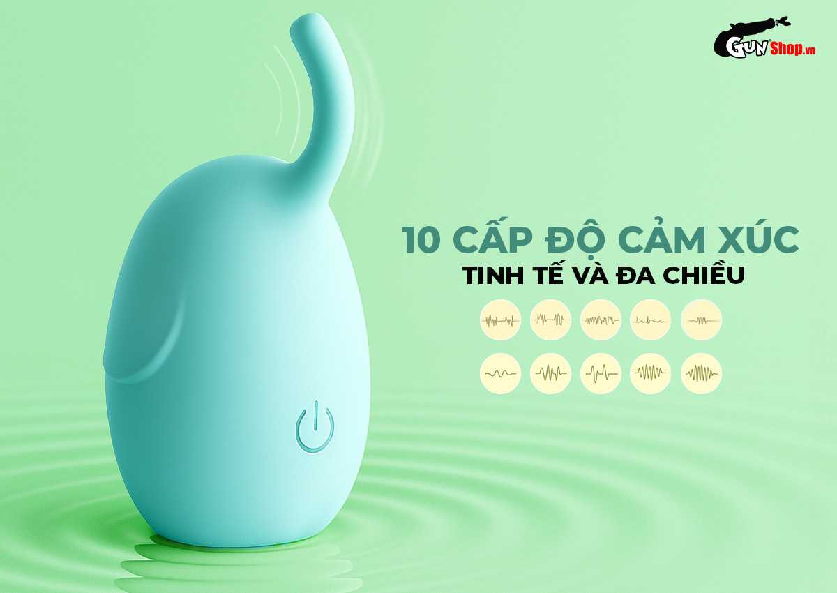 Trứng rung Shelly hình voi Elephant nâng cao khoái cảm đỉnh cao