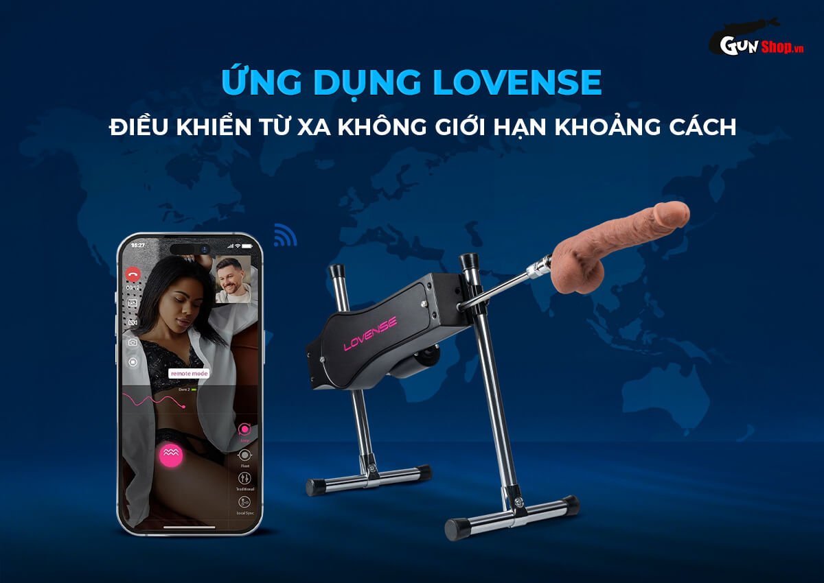  Địa chỉ bán Máy làm tình tự động Lovense Sex Machine hàng xách tay