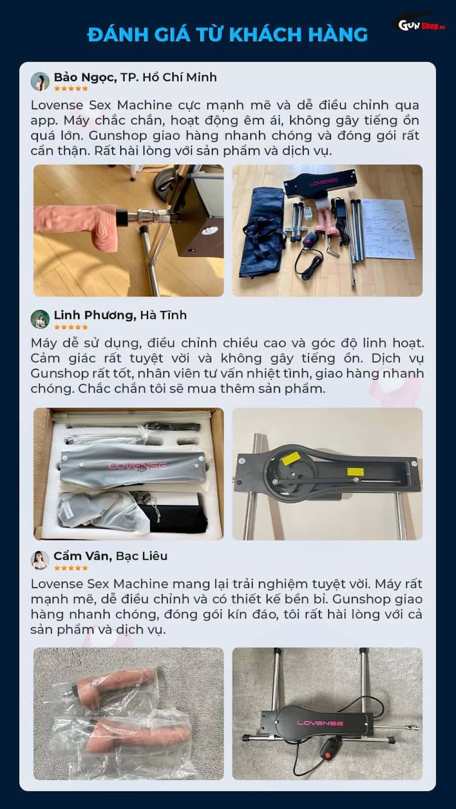  Địa chỉ bán Máy làm tình tự động Lovense Sex Machine hàng xách tay
