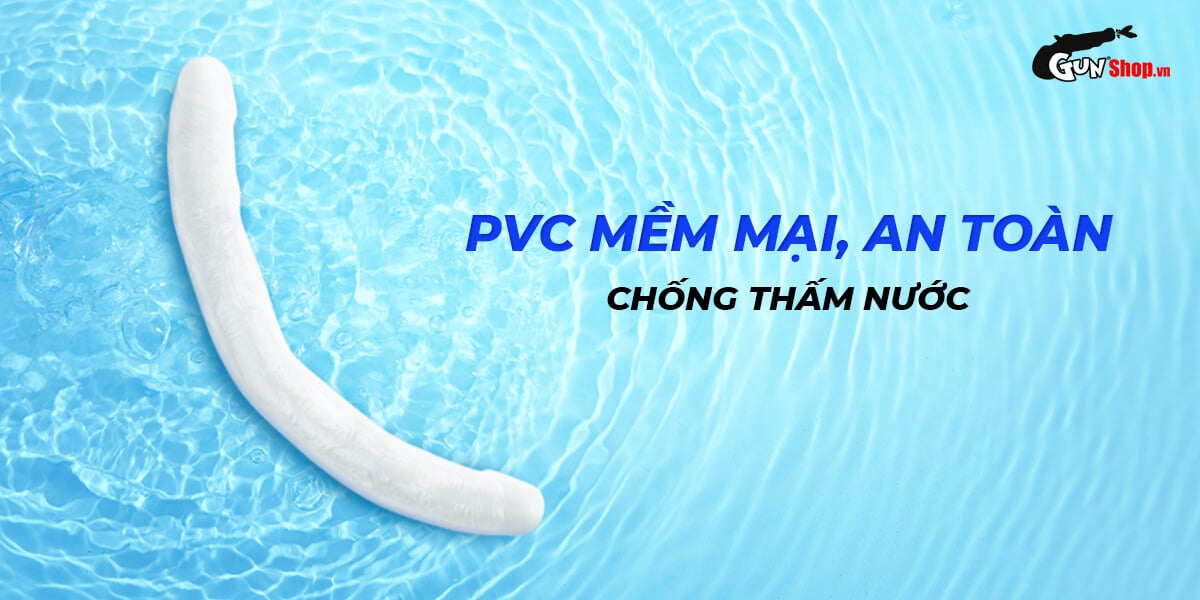 Dương Vật Giả 2 Đầu Chisa 12.8 Inch Mềm Mại Cực Phê