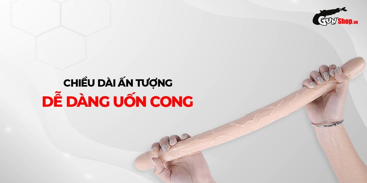  Nhập sỉ Dương vật giả 2 đầu Chisa Hi Basic Flexible Dong mới nhất