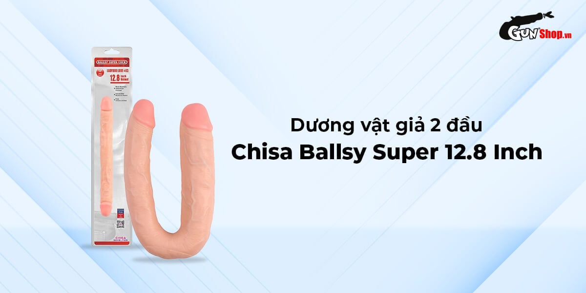  Kho sỉ Dương vật giả 2 đầu Chisa Ballsy Super 12.8 inch có tốt không?