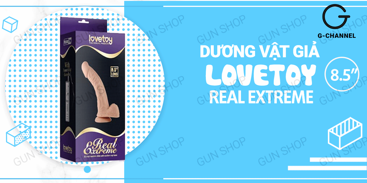 Lovetoy Real Extreme Real 8.5 Dương Vật Giả Cao Cấp Siêu Thật