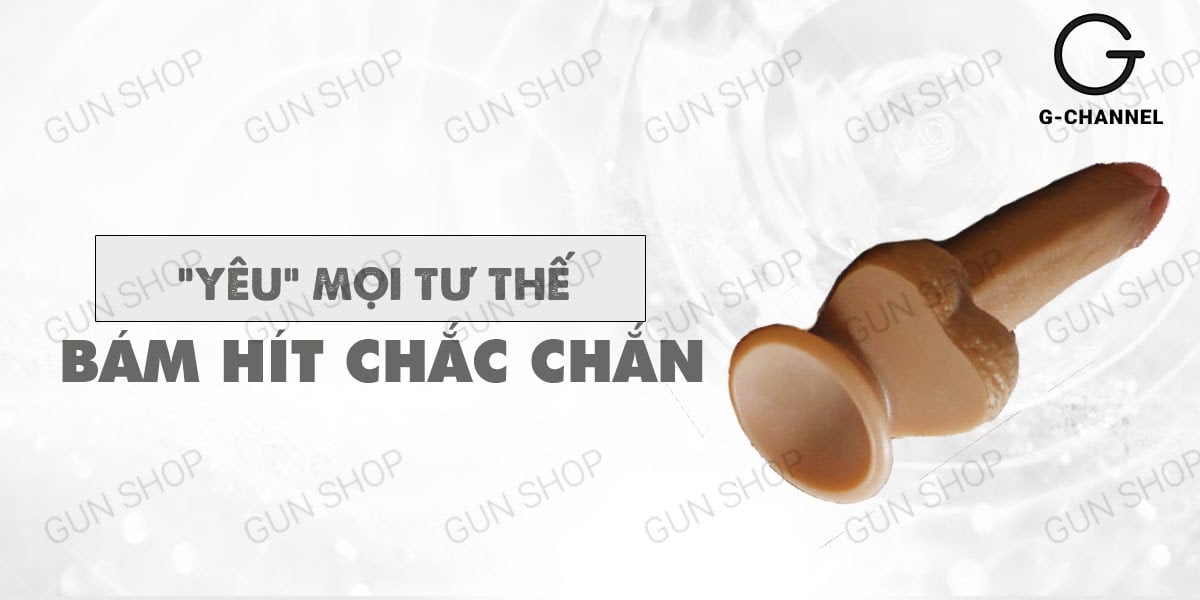 Dương vật giả Lovetoy 7 inch siêu thực dính tường, kích thích mạnh