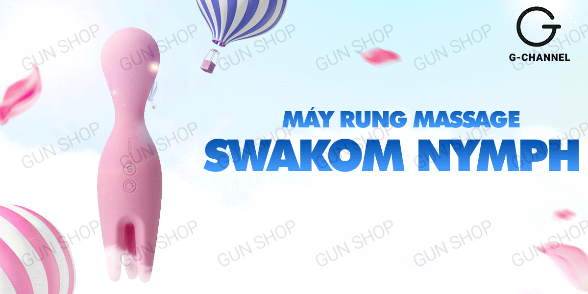 Máy Massage Svakom Nymph 2 Đầu - Thư Giãn Tột Đỉnh