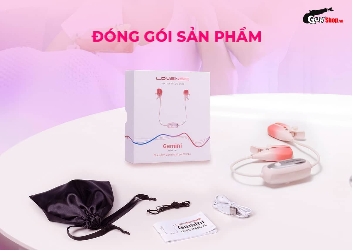  Phân phối Máy massage kẹp vú Lovense Gemini cao cấp