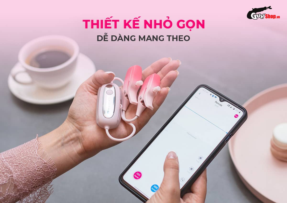  Phân phối Máy massage kẹp vú Lovense Gemini cao cấp