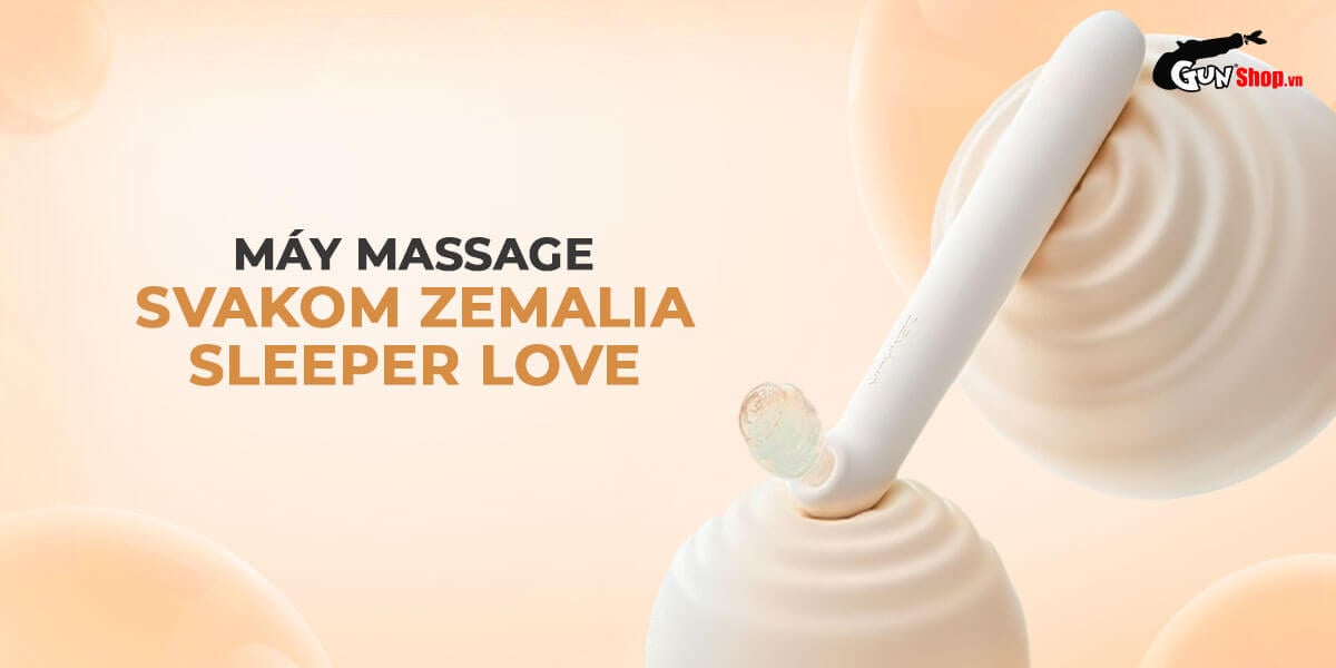 Giá sỉ Máy massage điểm G Svakom Zemalia Sleeper Love 2 đầu rung thụt bú hút giá tốt