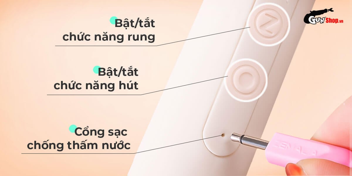 Giá sỉ Máy massage điểm G Svakom Zemalia Sleeper Love 2 đầu rung thụt bú hút giá tốt