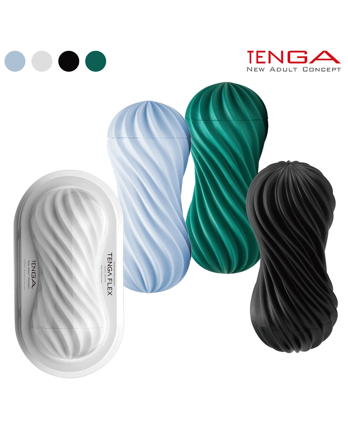 TENGA Moova Flexible cốc thủ dâm cao cấp, khoái cảm xoắn ốc độc đáo