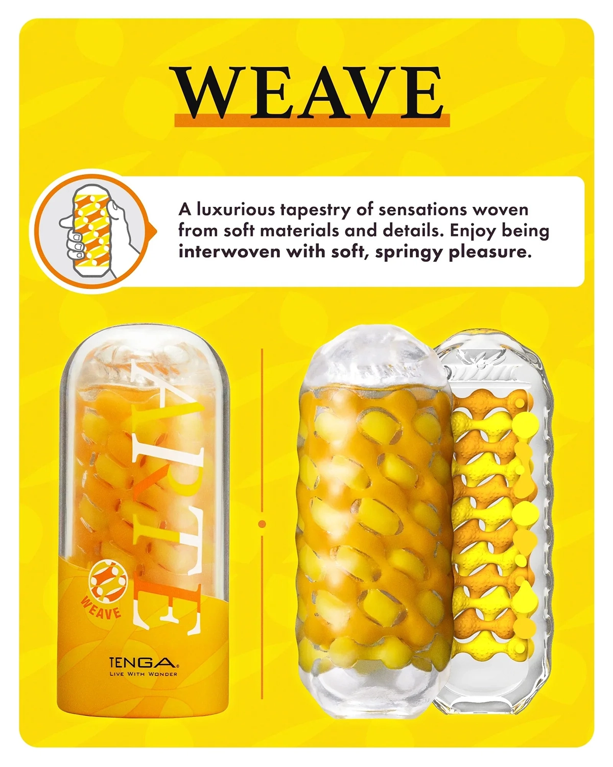 Tenga Arte Weave Drape mềm mại nâng tầm khoái cảm sang trọng