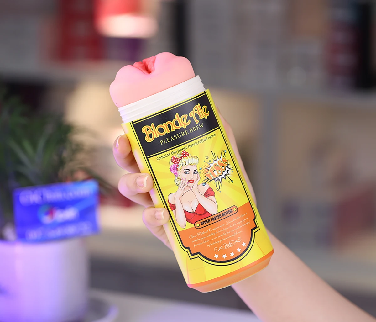 Lovetoy Blonde Ale - Cốc thủ dâm lon bia độc đáo kích thích đam mê