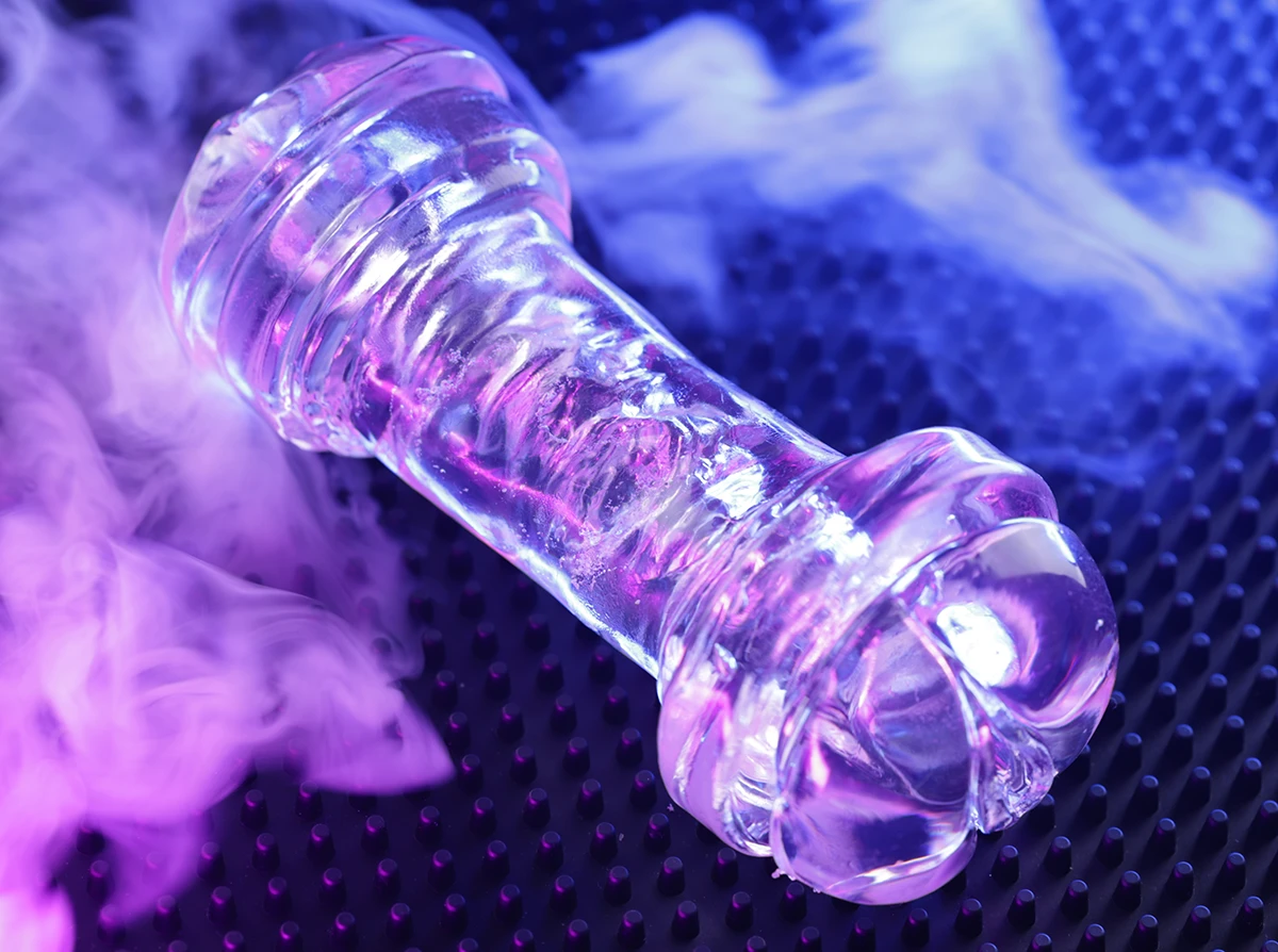 Cốc thủ dâm trong suốt Ice Crystal 2 đầu cho nam mua ngay