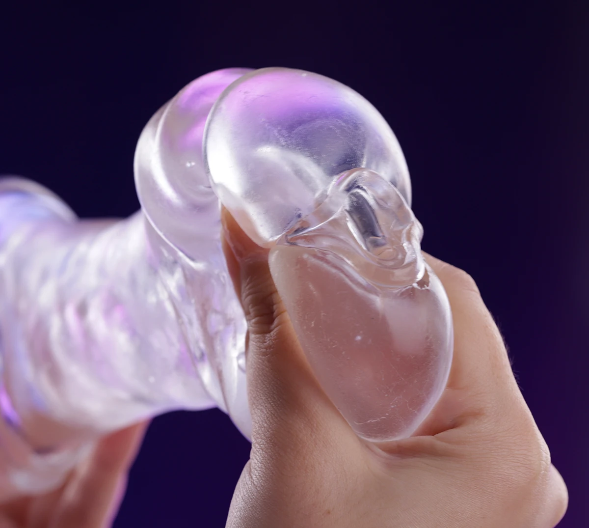 Cốc thủ dâm trong suốt Ice Crystal 2 đầu cho nam mua ngay