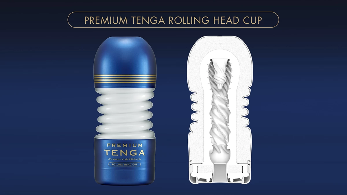 Tenga Premium Rolling Head Cup xoay 360 độ cảm giác thật mạnh mẽ