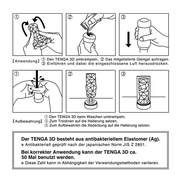Tenga 3D Series Nhật Bản chất lượng cao, sang trọng, an toàn