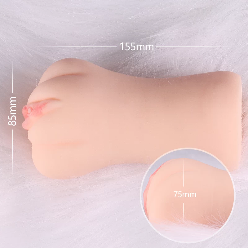 ManMiao hip âm đạo giả mềm mại cầm tay, thủ dâm tuyệt đỉnh