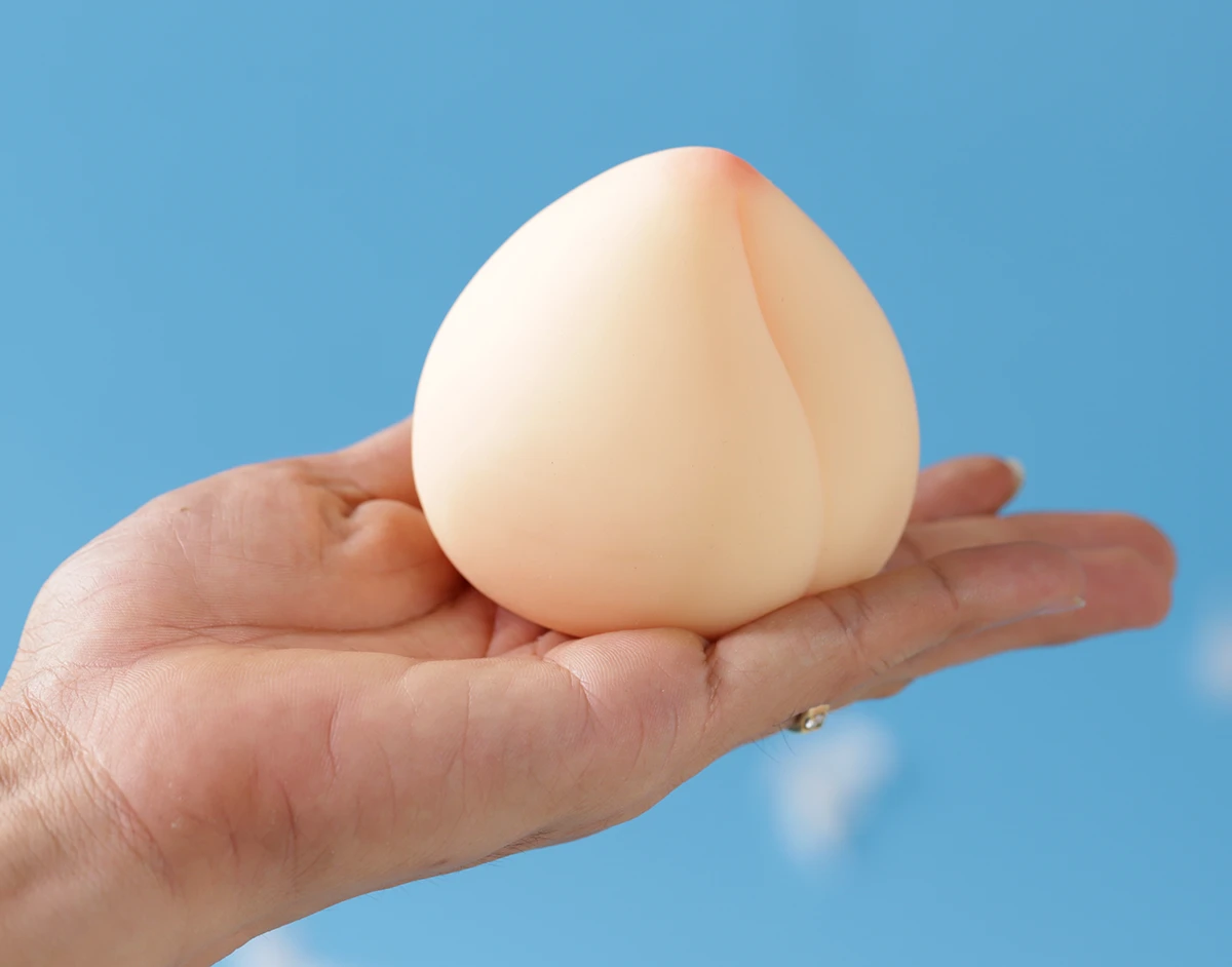 Âm đạo giả quả đào Manmiao mềm mại dễ dùng kích thích phái mạnh