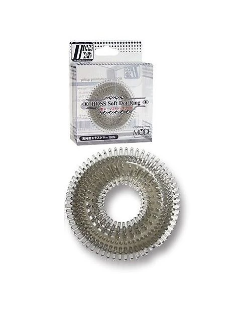 Vòng đeo dương vật Boss Soft Dot Ring Nhật Bản cao cấp Vòng đeo dương vật Boss Soft Dot Ring Nhật Bản cao cấp