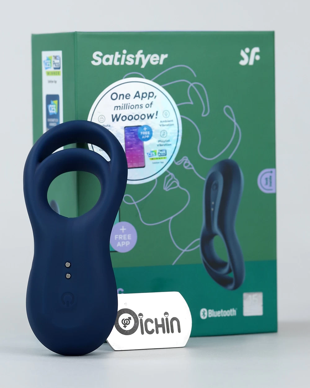 Vòng rung Satisfyer Epic Duo kết nối app đeo dương vật mới Vòng rung Satisfyer Epic Duo kết nối app đeo dương vật mới