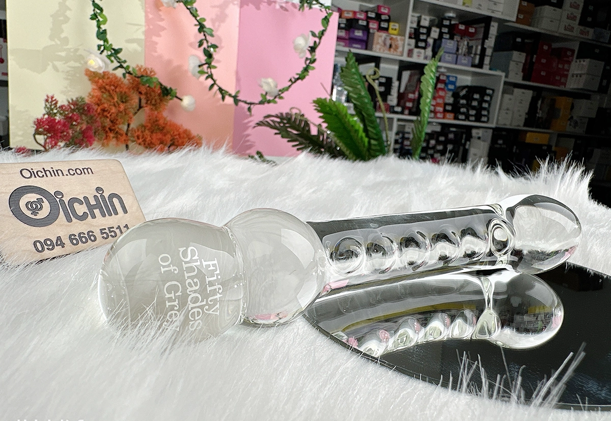 Fifty Shades of Grey Sextoy thủy tinh cao cấp kích thích cực đỉnh