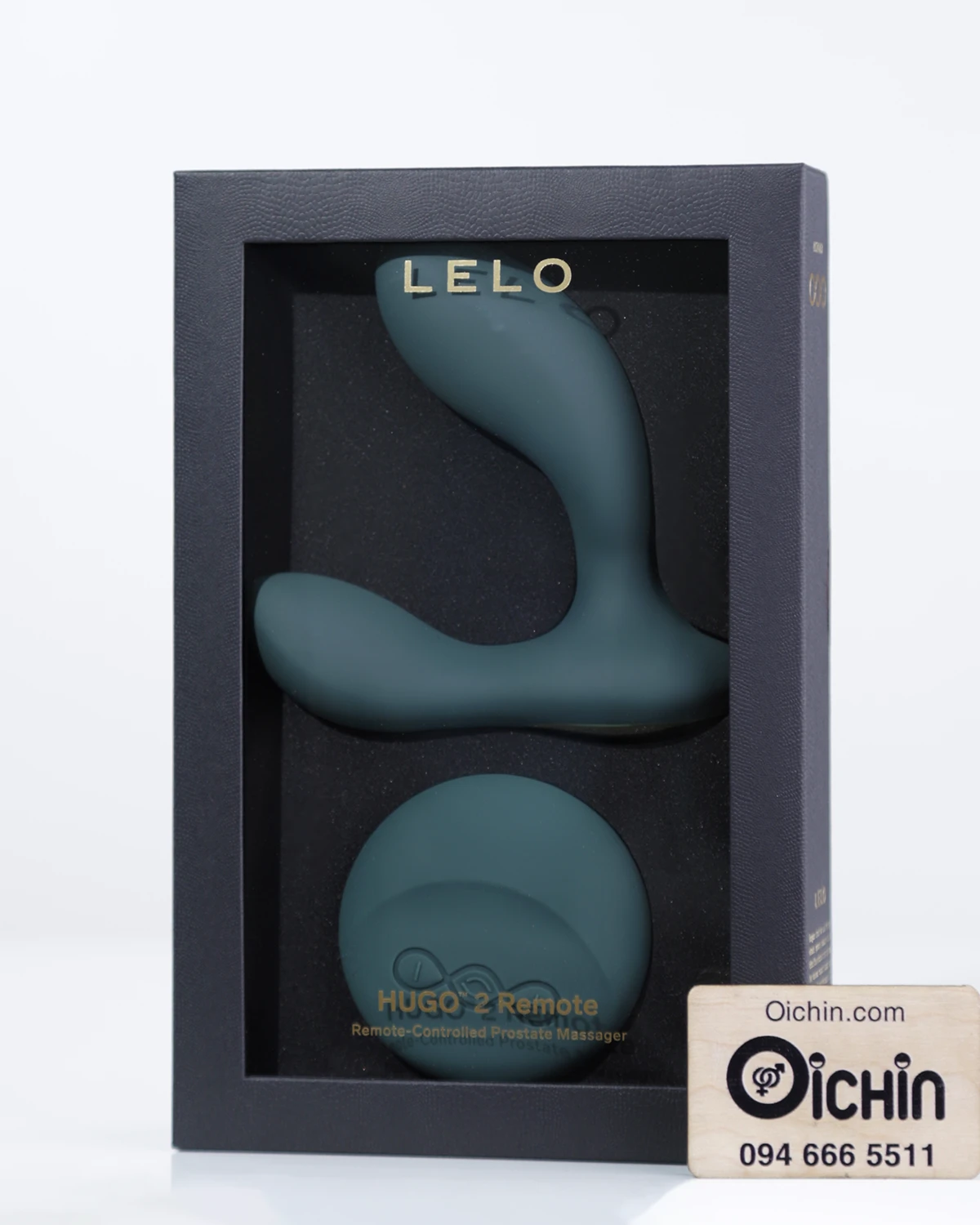 Máy massage tuyến tiền liệt Lelo Hugo 2 điều khiển xa sang trọng