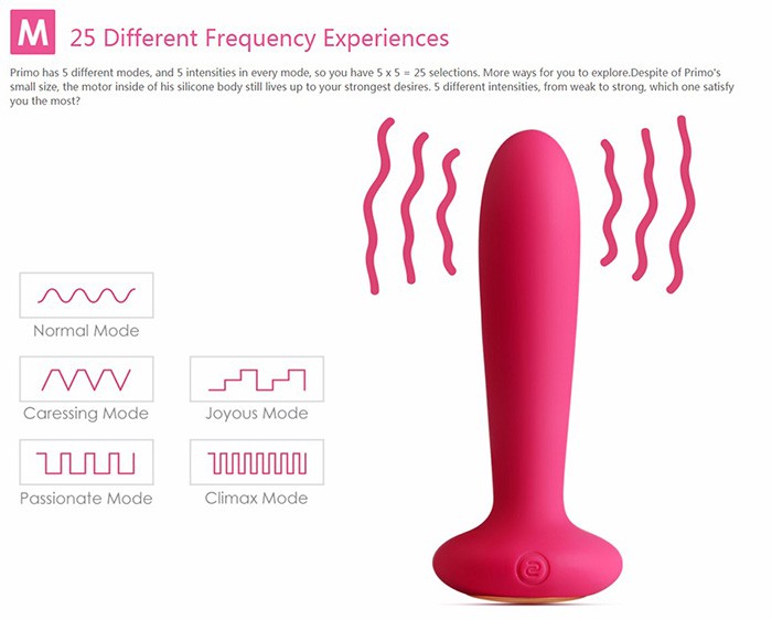 Svakom Primo máy rung điều khiển từ xa 25 chế độ sưởi ấm