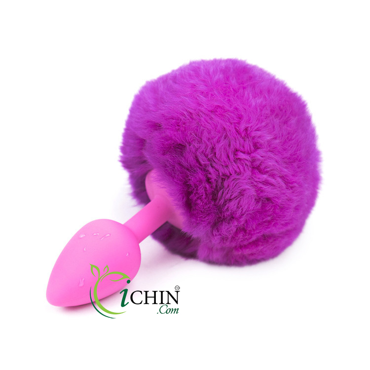 Đuôi Thỏ Cosplay SM Silicone Lông Mềm Nhiều Màu,