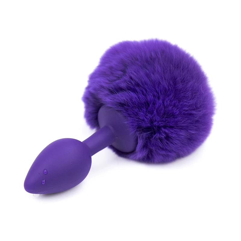 Đuôi thỏ SM silicone mềm mịn gắn hậu môn nhiều màu hot
