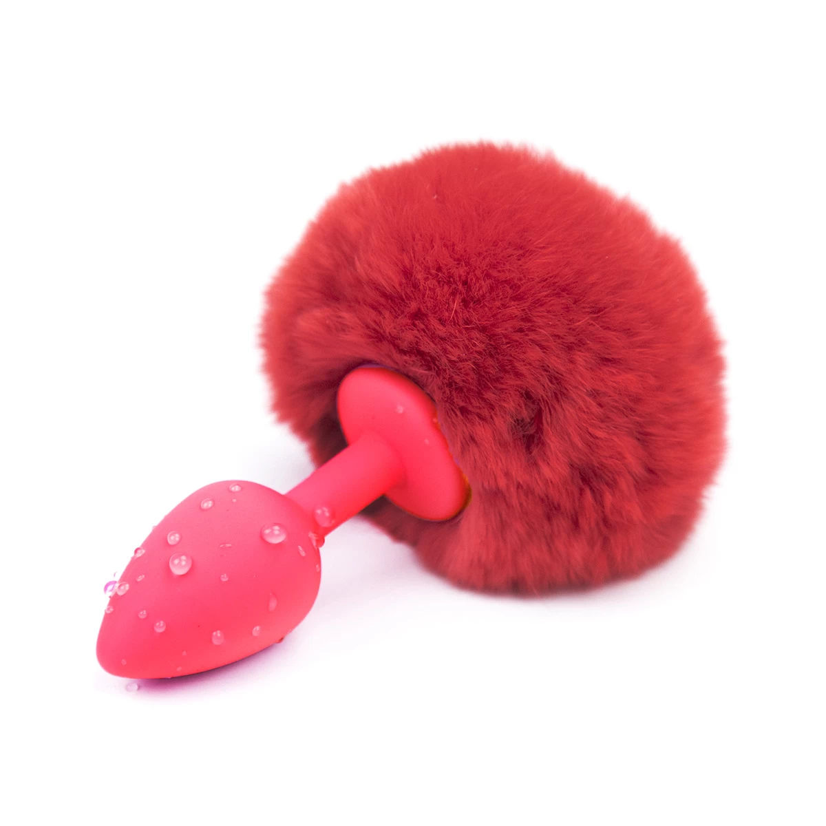 Đuôi thỏ SM silicone mềm mịn gắn hậu môn nhiều màu hot
