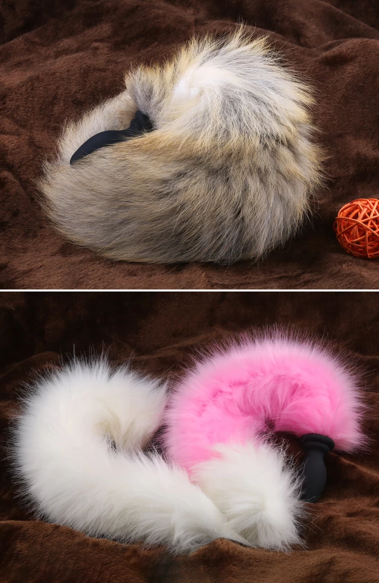 Đuôi cáo cosplay rung kích thích hậu môn sexy quyến rũ cho người lớn