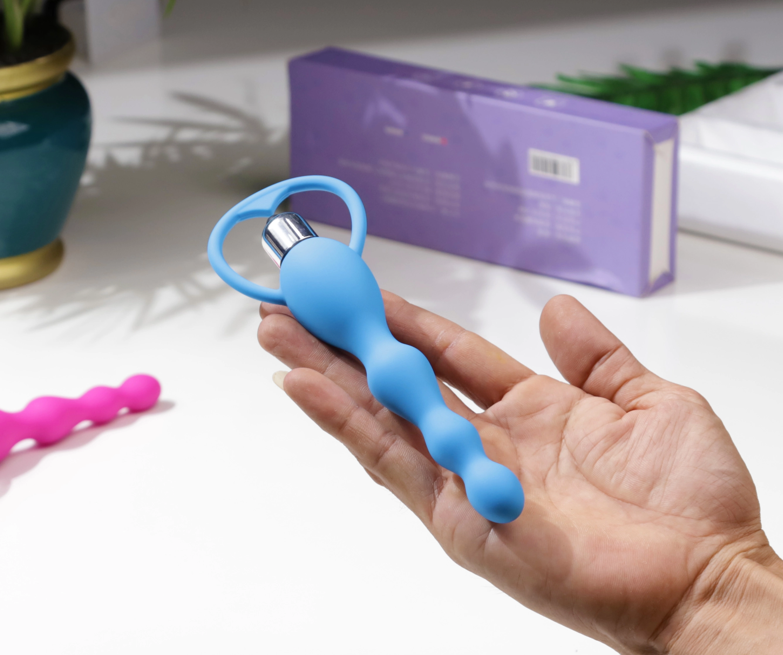  Mua Đồ chơi hậu môn IKOKY cỡ nhỏ mềm mịn rung kích thích tê tái có tốt không?