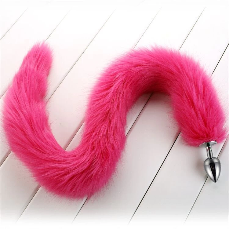 Đuôi cáo cosplay 80cm nhôm cao cấp kèm phích cắm hậu môn