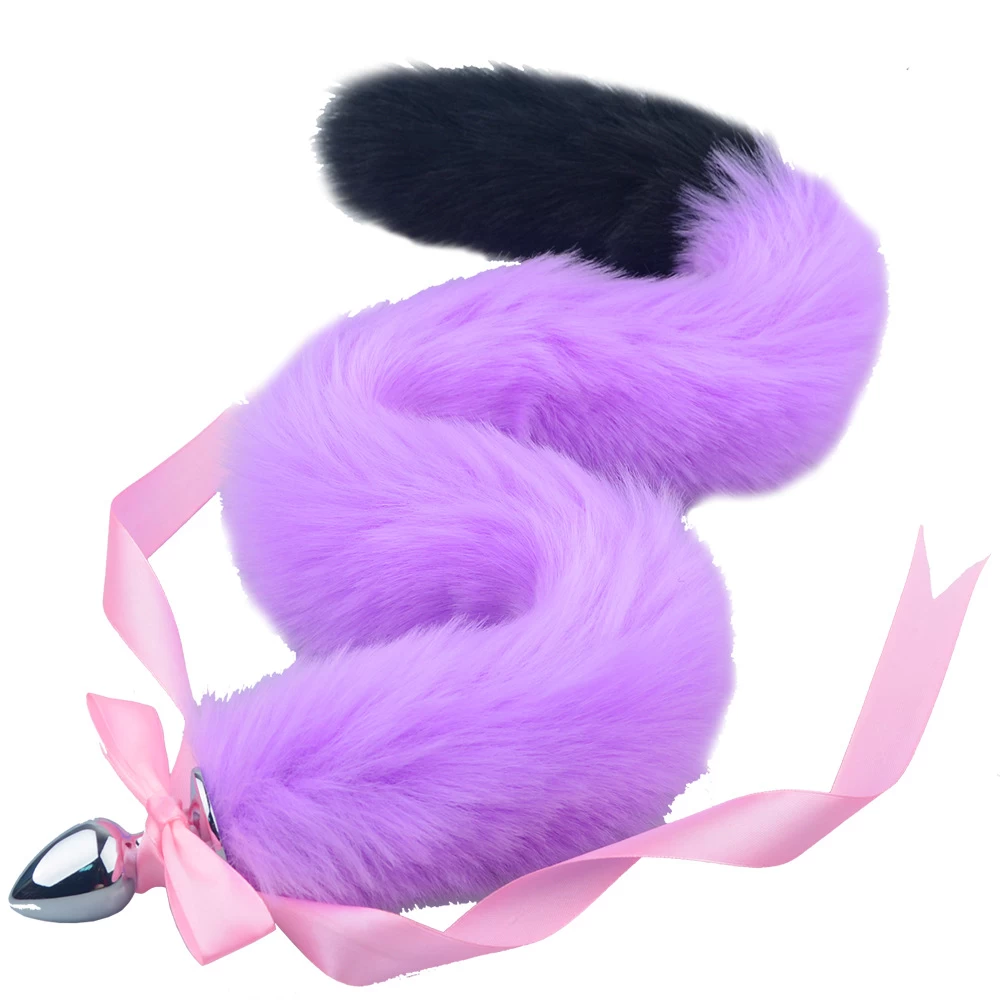 Đuôi cáo cosplay 80cm nhôm cao cấp kèm phích cắm hậu môn