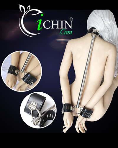 Đồ chơi BDSM còng tay, xích cổ kích thích mạnh mẽ, bạo dâm
