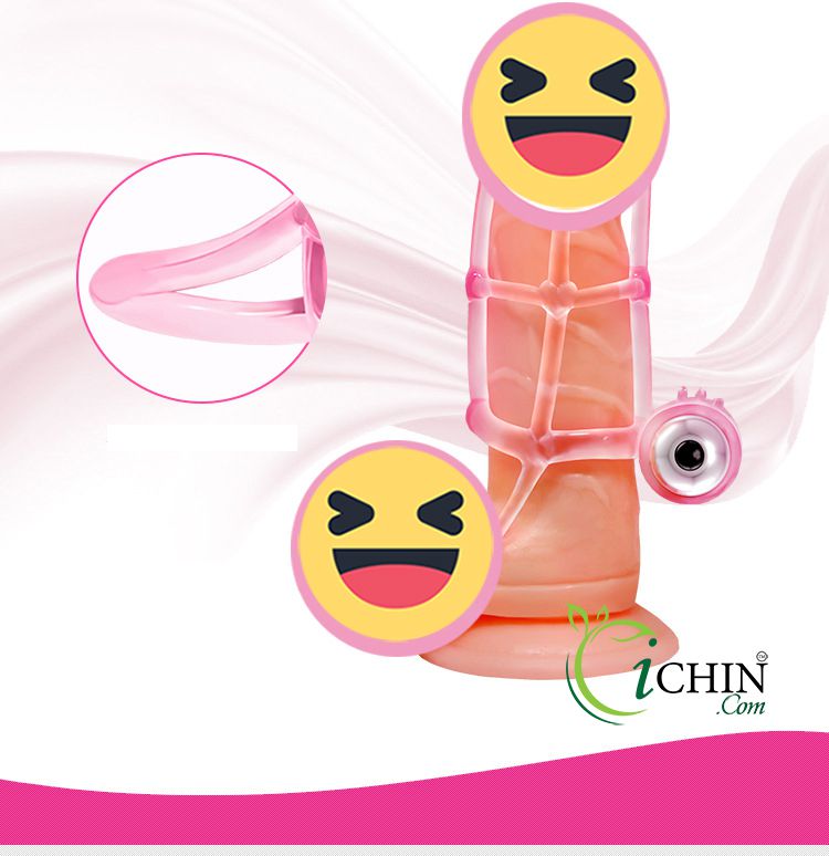 Bao cao su đôn dên lưới quai đeo rung 4 chế độ kéo dài thời gian