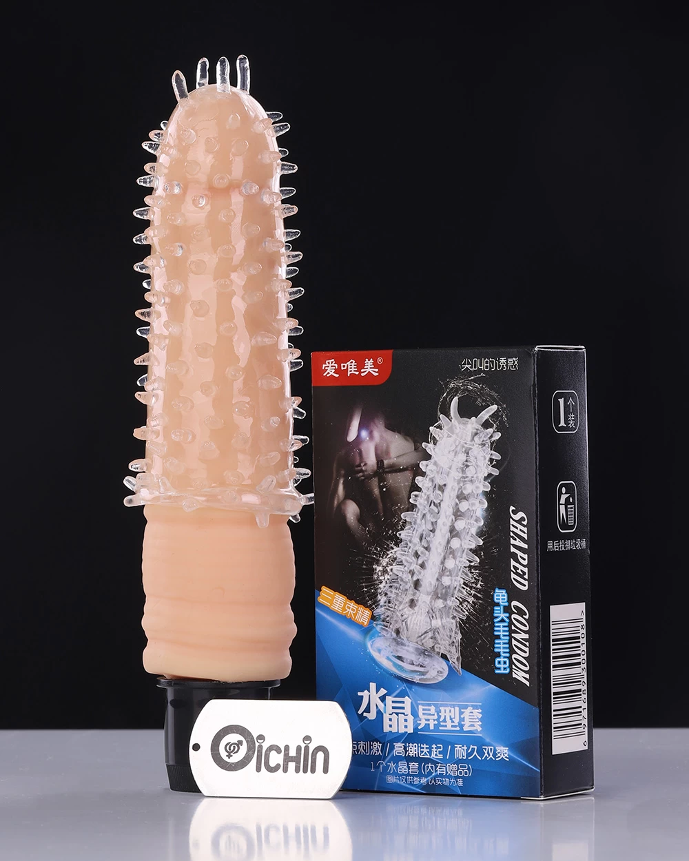 Bao cao su gân gai Crystal Set tăng khoái cảm hưng phấn