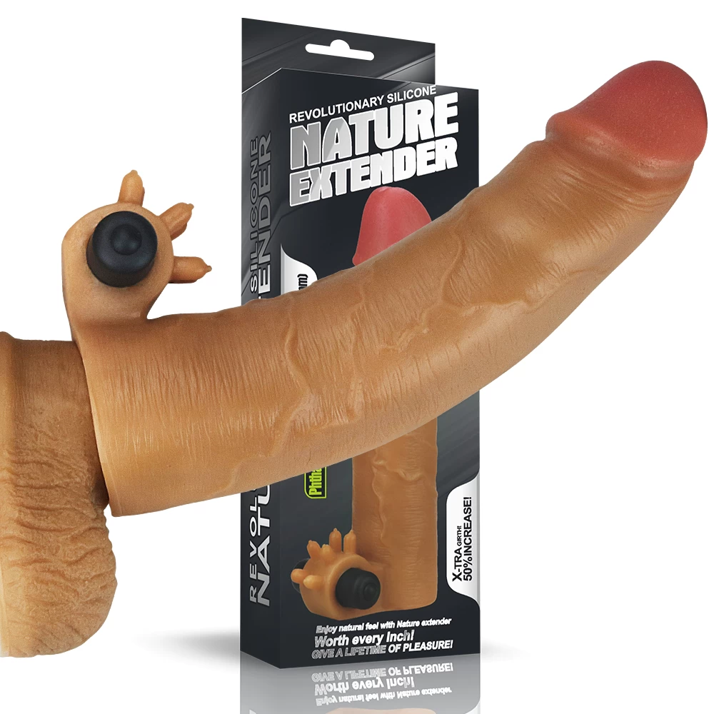 Bao cao su Lovetoy Nature Extender gai mềm rung mạnh chống tuột