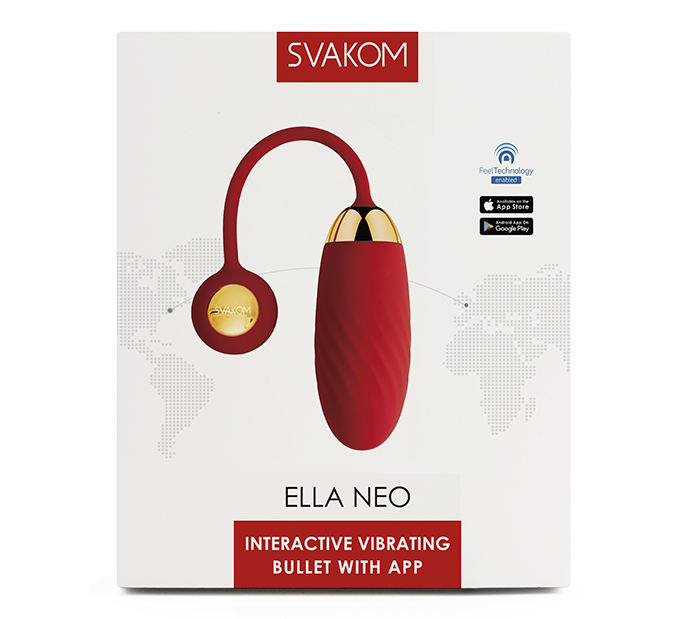 Svakom Ella Neo trứng rung điều khiển từ xa silicone mềm mịn hiện đại